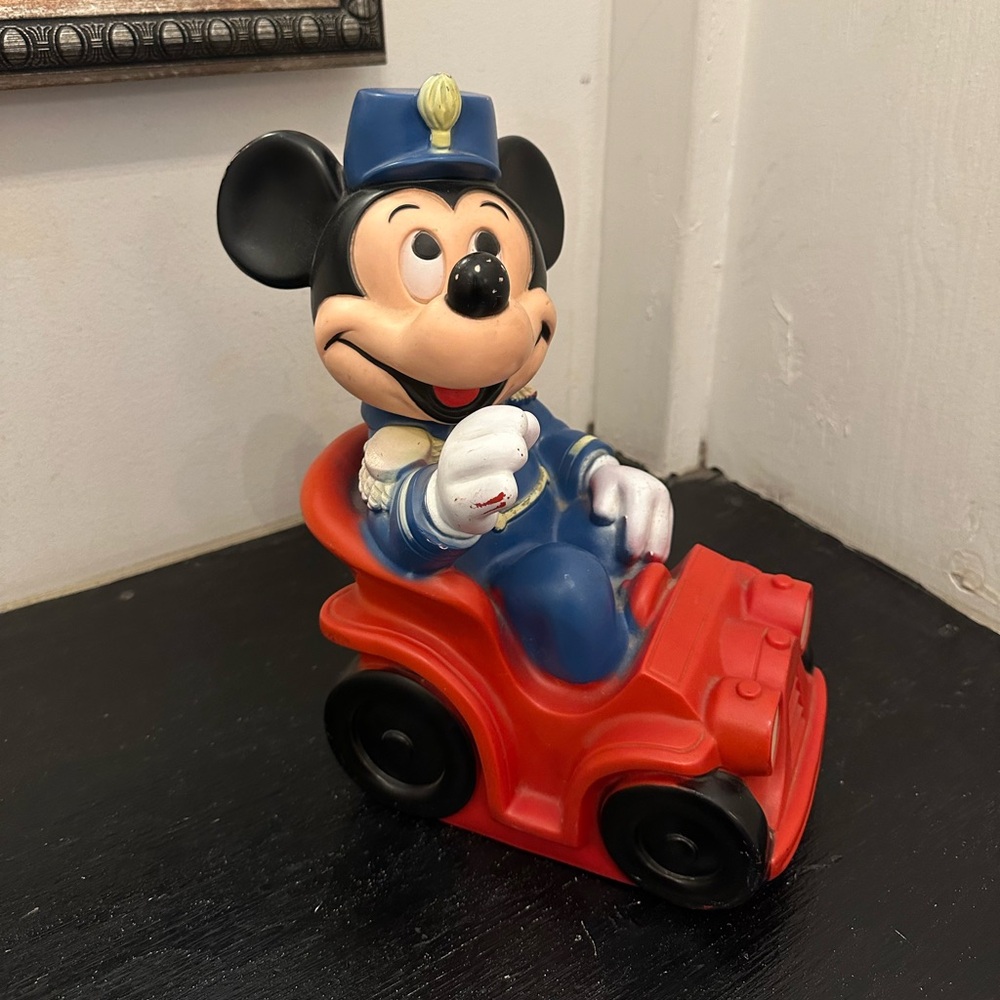 Vintage Disney Mickey Mouse Piggy Bank (1977)